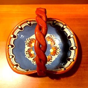 Cute Clay Lacquered Candy Vase New Made in Europe